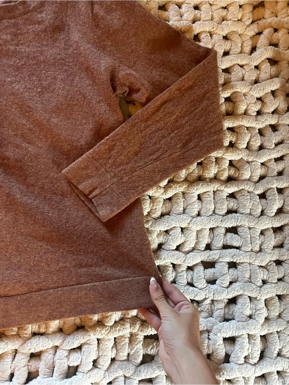 J. Crew Merino Wool/Cotton Crewneck Sweater